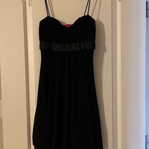 Elegant Black Spaghetti Strap Dress size XS